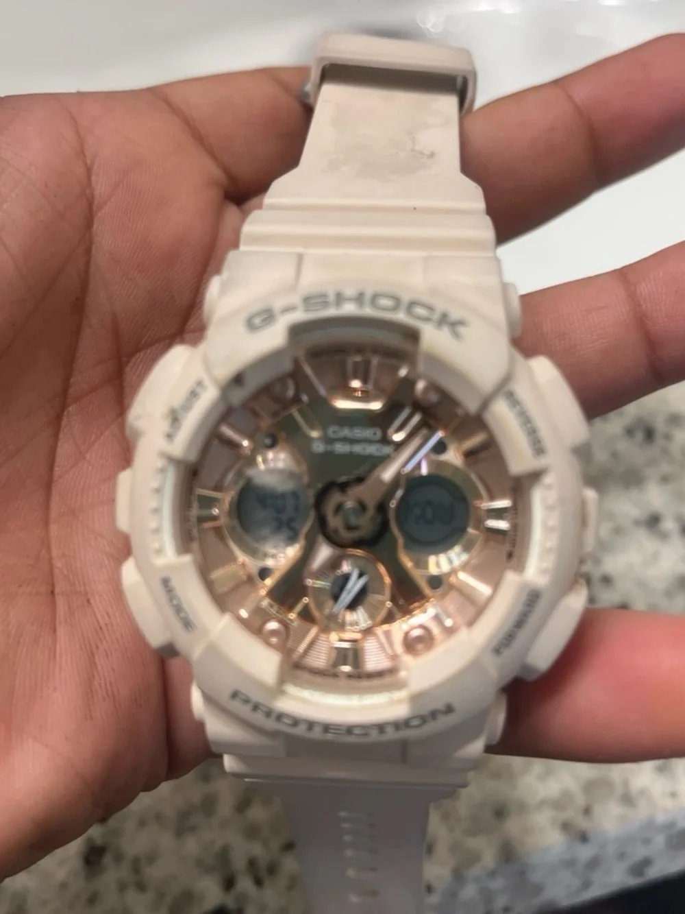Casio G-Shock Black with Blue Dial Sport Watch